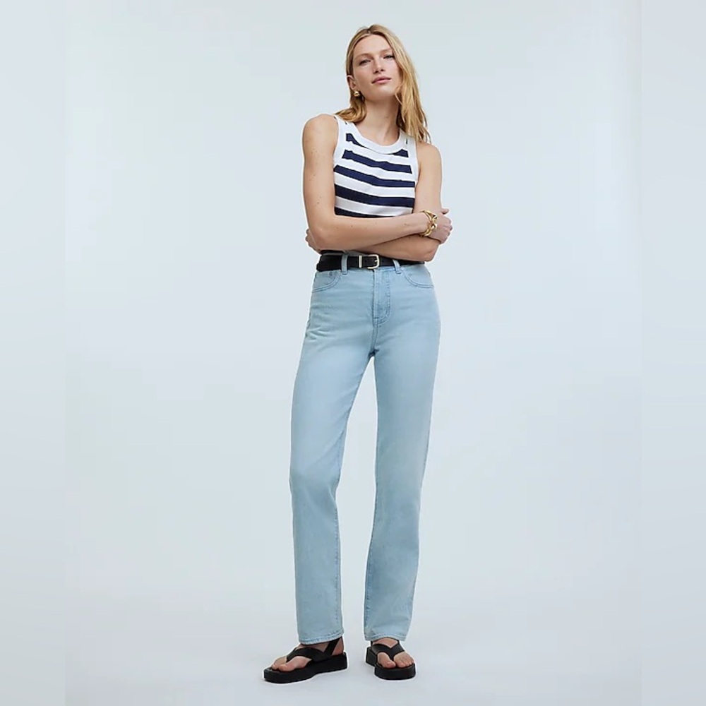 Madewell The Tall '90s Straight Jean In Ward Wash Size 31T NWT - Picture 11 of 11
